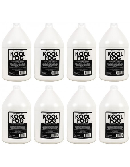 (8)  American DJ Kool Fog 1 Gallon Fog/Mist Fluid/Juice for Mister Kool