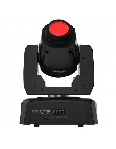 (2) Chauvet DJ Intimidator Spot 110 Lightweight LED Moving Head Spotlights with Hurricane 700 Fog Machine Package