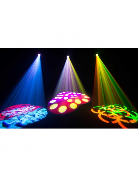 (2) Chauvet DJ Intimidator Spot 110 Lightweight LED Moving Head Spotlights with Hurricane 700 Fog Machine Package