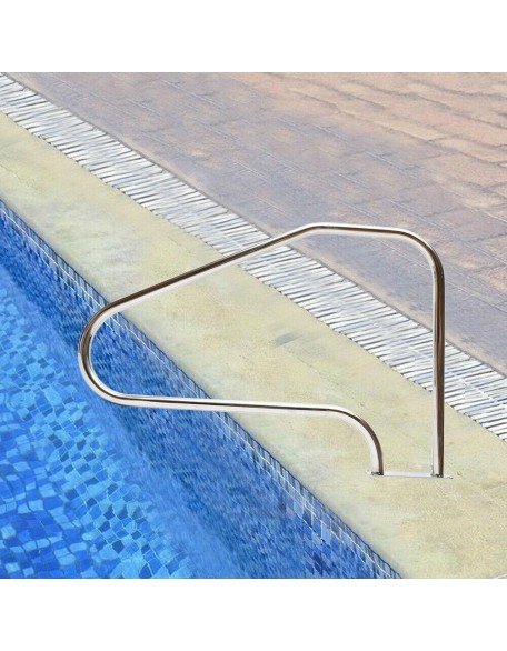 Swimming Pool Hand Rail 304 Stainless Steel Ladder Handrail Stair Rail Handrail