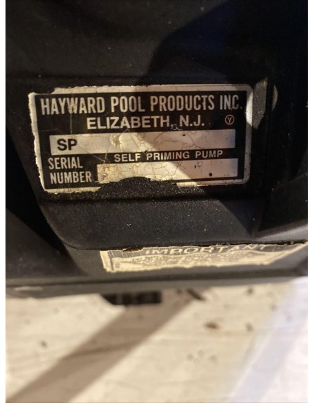 Hayward Super 1 HP In-Ground Pool Pump Self Priming Sp-1607-Z1-M