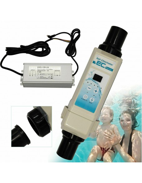 Salt Water Chlorinator for ≤ 60m³ Swimming Pool Chlorine Generator System Spa