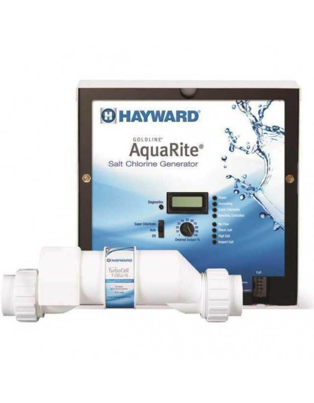 Hayward AquaRite Salt Chlorinator with TurboCell for 25K ...
