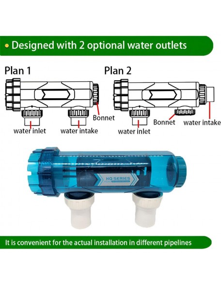 SALT CHLORINE GENERATOR CELL PART # EC # SQ 50 * NEW *