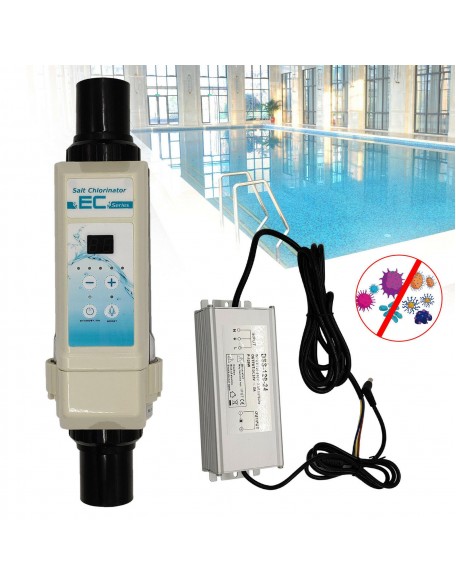 Salt Chlorine Generator Pool Water Salt Chlorinator System Swimming Pool 110V US