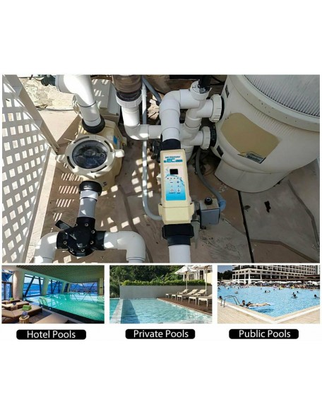 Salt Chlorine Generator Inground Above Ground Pool Salt Water System for 26K gal