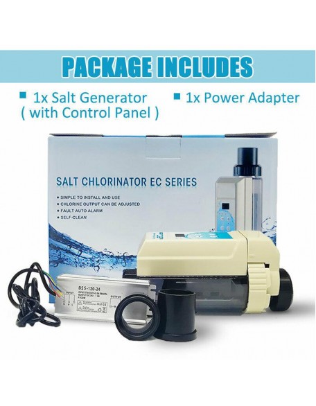 16000 Gallon Chlorinator Salt Water for Swimming Pool Chlorine Generator System