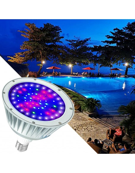 12V 40W LED Pool Light Bulb,RGBW Color Changing Replacement Swimming Pool Lights
