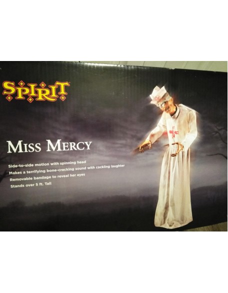 Miss Mercy Animatronic, Spirit Halloween Animatronics, Halloween Props, Nurse