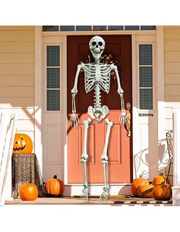 54ft165cm Halloween Skeleton Posable Life Size Human Skeletons