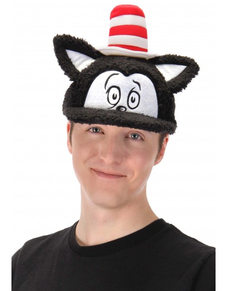 Dr. Seuss Cat in the Hat Fuzzy Adult Cap