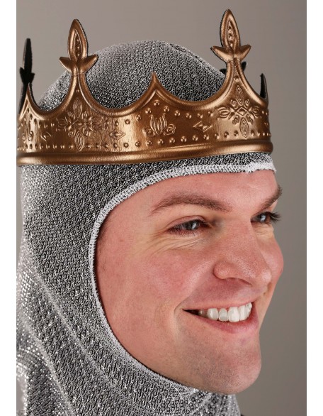 King Arthur Costume Crown with Hood.