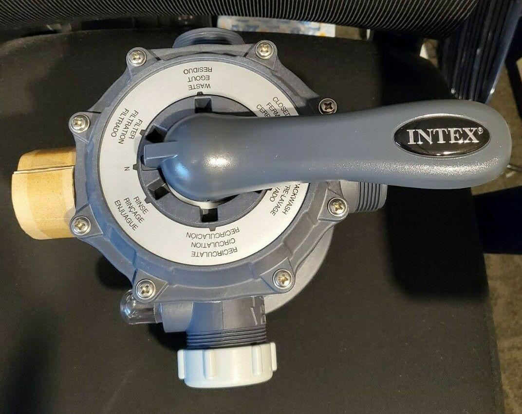 Brand New Intex 11378 6-Way Valve for 12in Sand Filter Pump ...