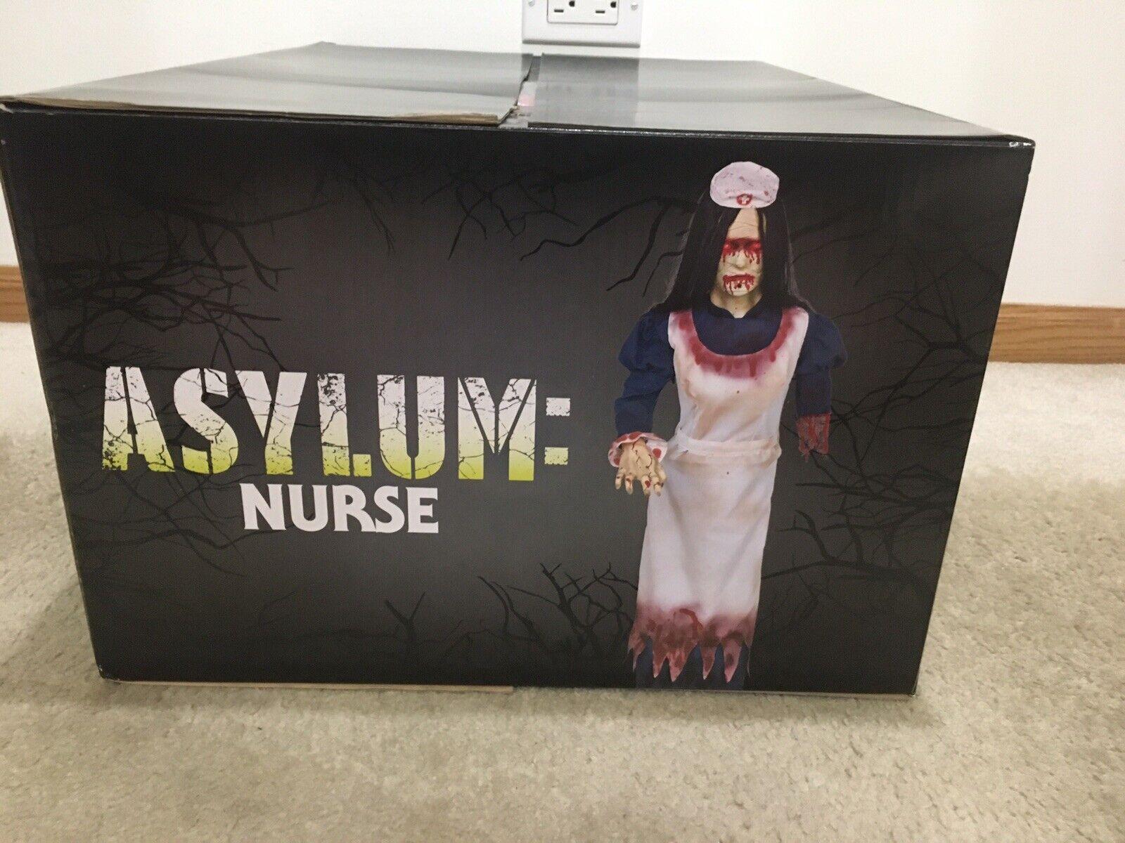Morbid Enterprises Life Size Animated Asylum Nurse Sound 